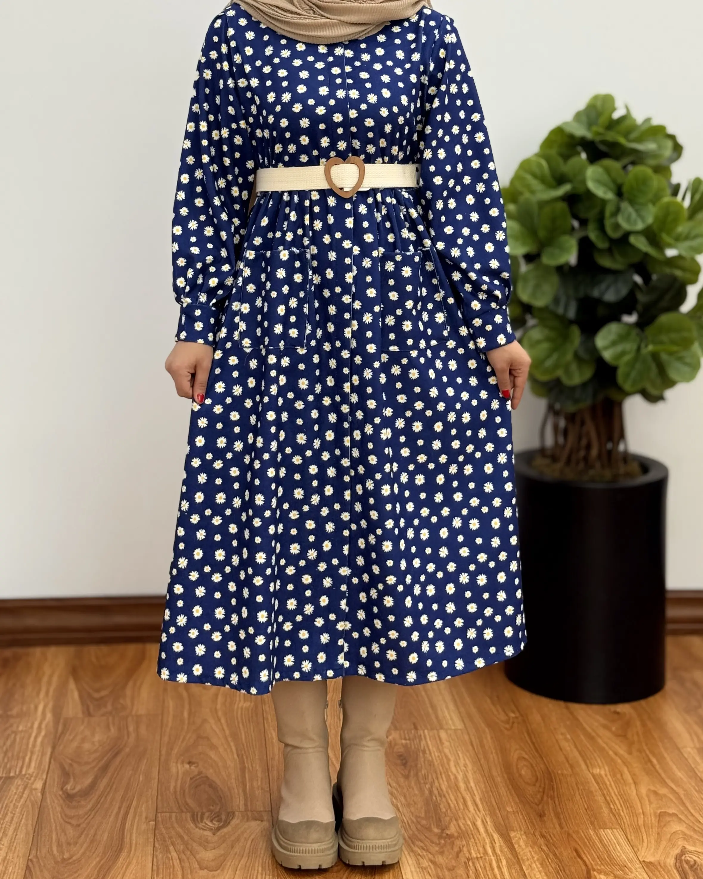 پیراهن مانتویی نورا ۱